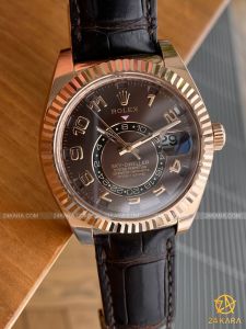 Đồng hồ Rolex Sky-Dweller Chocolate Rose Gold M326135 - Lướt