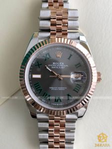 Đồng hồ Rolex Datejust Steel  Everose Gold Wimbledon Jubilee BP M126331 126331 - Lướt