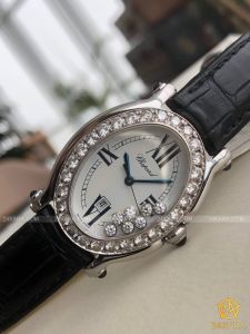 Đồng hồ Chopard Happy Sport Oval Flotaing Diamonds 8937 278952-2311 (lướt)