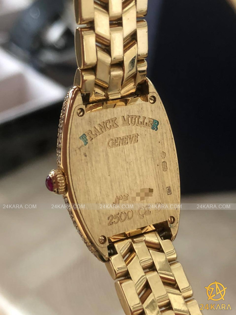 ng h Franck Muller Cintr e Curvex Factory Diamonds Gold 2500 QZ D l t