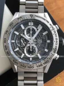 Đồng hồ TAG Heuer Carrera Calibre Heuer 01 Grey Phantom Skeleton Titanium CAR2A8A.BF0707 (lướt) 