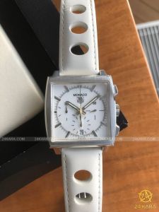 Đồng hồ TAG Heuer Monaco Chronograph White CW2117 (lướt) 