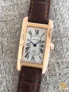 Đồng hồ Cartier Tank Americaine 18k Rose Gold 2503 (lướt)