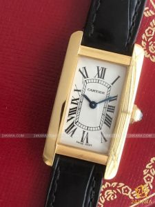 Đồng hồ Cartier Tank Americaine Gold 2482 (lướt)