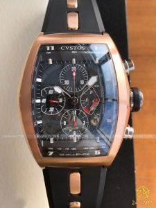 Đồng hồ Cvstos Challenge Twin Time Chrono Rose Gold Cvstos (lướt) 