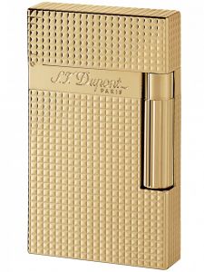 Bật lửa S.T Dupont Ligne 2 Guilloche Gold 016284 Vàng Vân kim cương