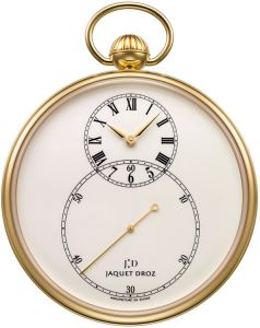 Đồng hồ Jaquet Droz Pocket Watch Ivory Enamel Yellow Gold J080031000