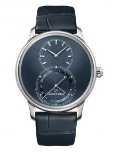 Đồng hồ Jaquet Droz Grande Seconde Quantième Satin-Brushed Blue J007010244