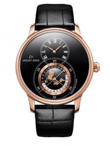 Đồng hồ Jaquet Droz Grande Seconde Dual Time Black Enamel J016033202