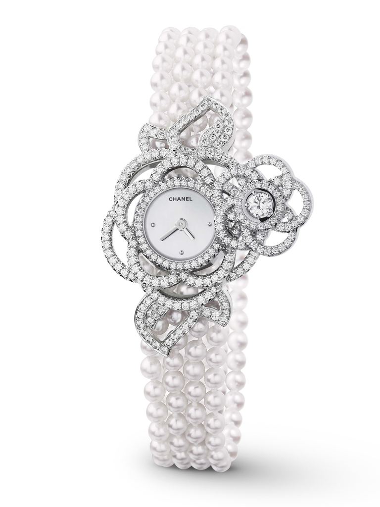 One camellia five allures Chanel takes a sole high jewelry camellia and  turns it every which way