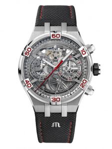 Đồng hồ Maurice Lacroix Aikon Chronograph Skeleton Special Edition Mahindra Racing AI6098-SS001-091-2