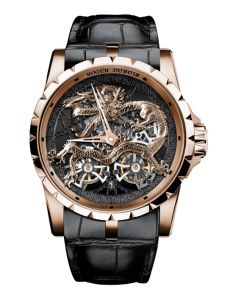 Đồng hồ Roger Dubuis Excalibur Long Pink Gold RDDBEX0901