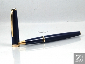 MS B.53 - Montblanc Generation bút bi nước, thân xanh dương bọc Vàng - New in Box