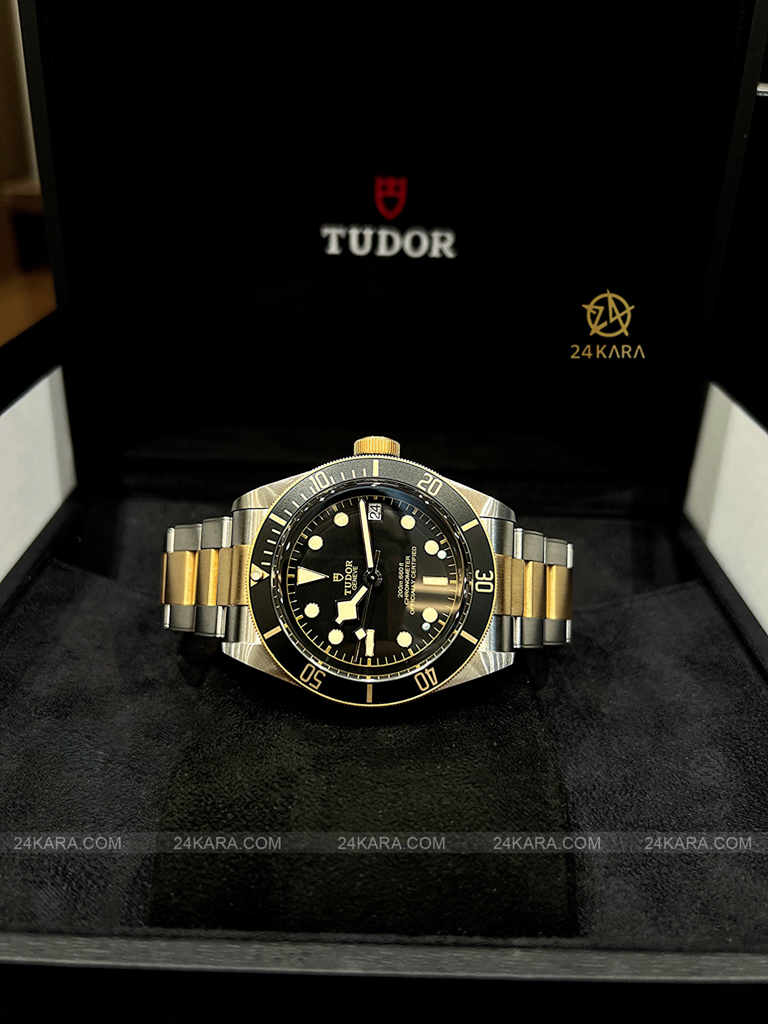 Đồng hồ Tudor Black Bay S&G 79733N M79733N-0008 41 Demi Vàng Mặt Đen