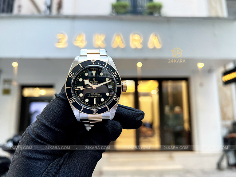 Đồng hồ Tudor Black Bay S&G 79733N M79733N-0008 41 Demi Vàng Mặt Đen