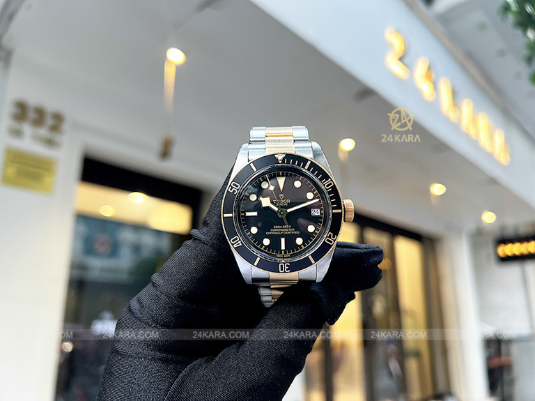 Đồng hồ Tudor Black Bay S&G 79733N M79733N-0008 41 Demi Vàng Mặt Đen