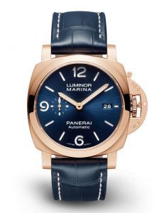 Đồng hồ Panerai Luminor Marina Goldtech™ Sole Blu PAM01112