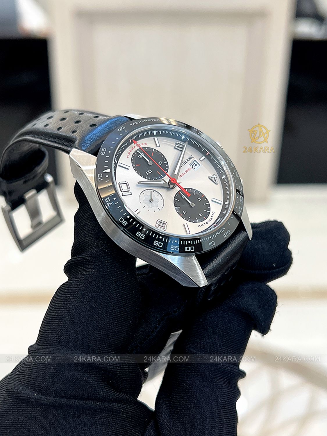 Đồng hồ Montblanc TimeWalker Automatic Chronograph 41 mm MB119940 119940 Silver Racing Ceramic - Lướt