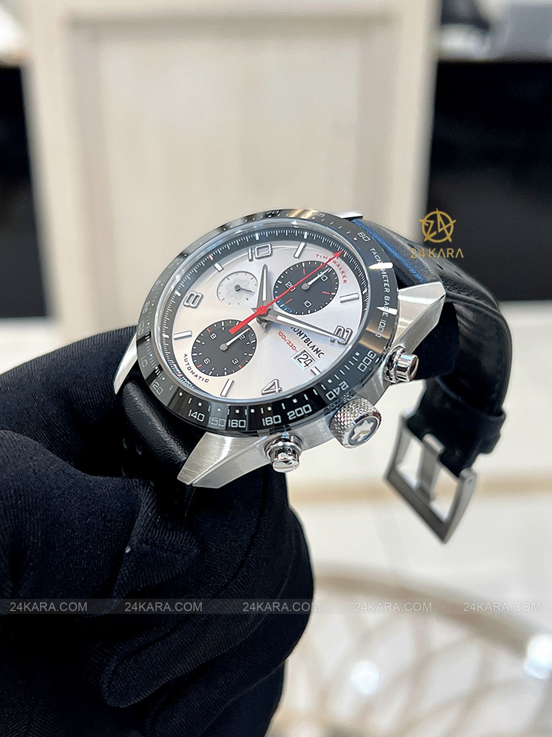 Đồng hồ Montblanc TimeWalker Automatic Chronograph 41 mm MB119940 119940 Silver Racing Ceramic - Lướt