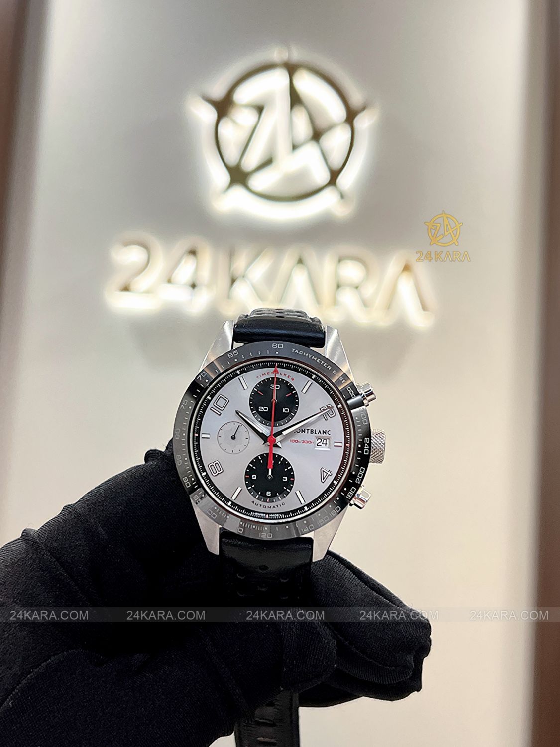 Đồng hồ Montblanc TimeWalker Automatic Chronograph 41 mm MB119940 119940 Silver Racing Ceramic - Lướt