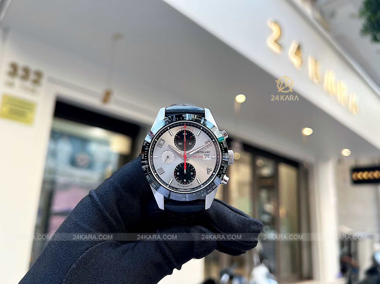 Đồng hồ Montblanc TimeWalker Automatic Chronograph 41 mm MB119940 119940 Silver Racing Ceramic - Lướt