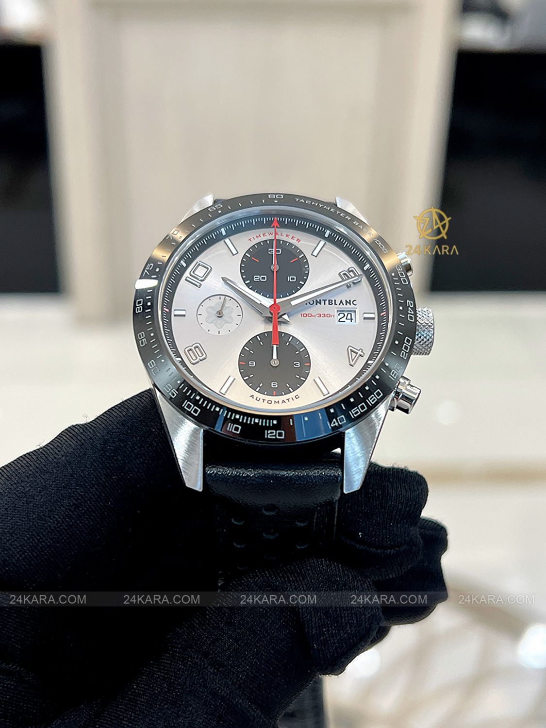 Đồng hồ Montblanc TimeWalker Automatic Chronograph 41 mm MB119940 119940 Silver Racing Ceramic - Lướt