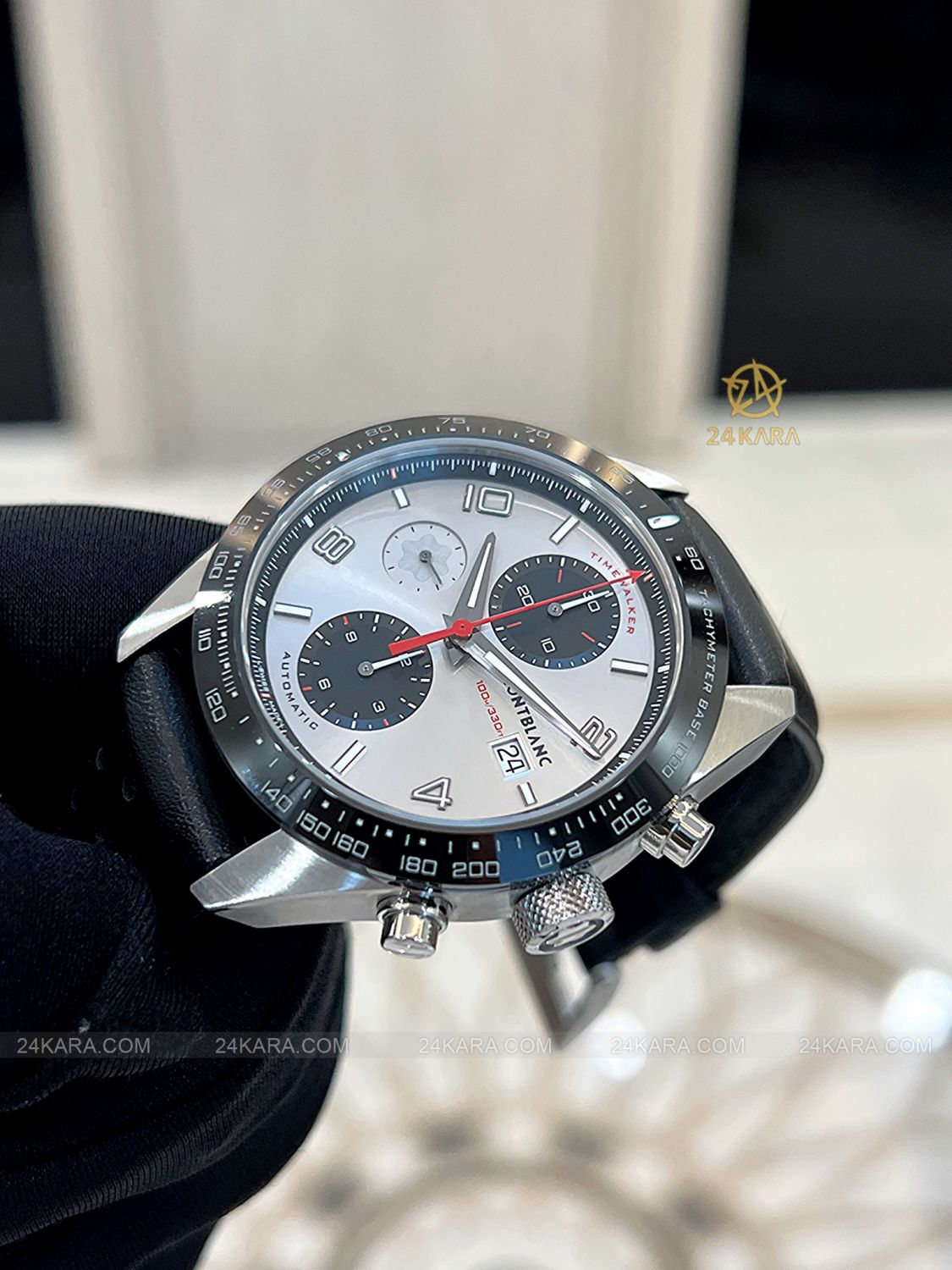 Đồng hồ Montblanc TimeWalker Automatic Chronograph 41 mm MB119940 119940 Silver Racing Ceramic - Lướt