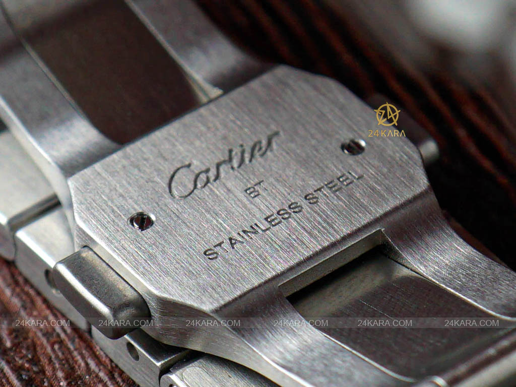 Đồng hồ Cartier Santos de Cartier Large Automatic Blue WSSA0030