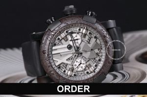 Đồng hồ Romain Jerome Titanic-DNA Steampunk Đen Chrono RJ.T.CH.SP.002.01 (lướt)