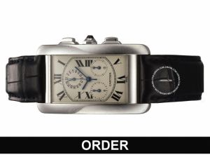 Đồng hồ CARTIER REF. 2312 TANK AMERICAINE CHRONOREFLEX WHITE GOLD (lướt)