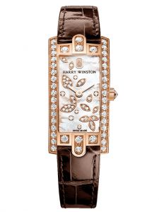 Đồng hồ Harry Winston Avenue C Mini Lily Cluster AVCQHM16RR041