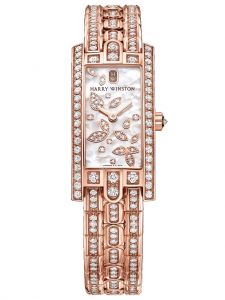 Đồng hồ Harry Winston Avenue C Mini Lily Cluster AVCQHM16RR043