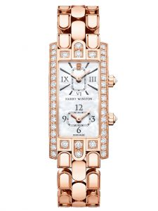 Đồng hồ Harry Winston Avenue C Dual Time AVCQTZ19RR002