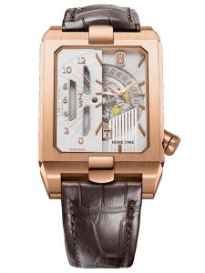 Đồng hồ Harry Winston Avenue Dual Time AVEATZ37RR001