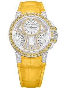 Đồng hồ Harry Winston Ocean Biretrograde Yellow OCEABI36WW063