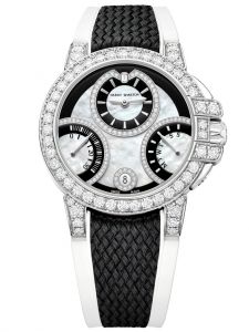 Đồng hồ Harry Winston Ocean Biretrograde Black & White OCEABI36WW059