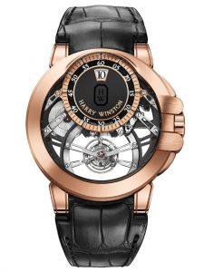 Đồng hồ Harry Winston Ocean Tourbillon Jumping Hour OCEMTJ45RR001