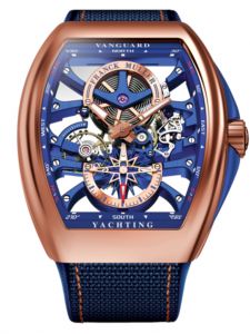 Đồng hồ Franck Muller Vanguard Yachting Anchor Skeleton Classic V 45 S6 SQT ANCRE YACHT (BL)