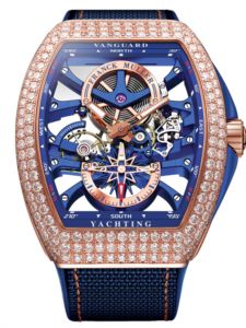 Đồng hồ Franck Muller Vanguard Yachting Anchor Skeleton Classic V 45 S6 SQT ANCRE YACHT D (BL)