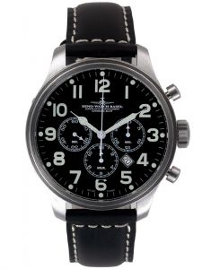 Đồng hồ Zeno Os Pilot Chrono Tricompax Date 8553THD-9-a1