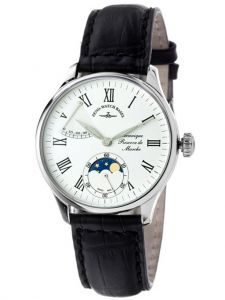 Đồng hồ Zeno Godat Ii Roma Power Reserve Moon Phase Ivory 6274PRL-ivo-rom