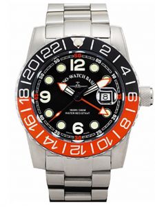 Đồng hồ Zeno Airplane Diver Gmt Points (Dual Time) 6349Q-GMT-a1-7M