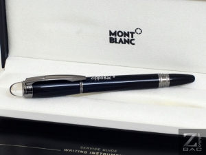 Montblanc 105656 - MS B.92 - Bút bi nước Montblanc Starwalker - thân Resin đen - cài Platin Rutheni New in box