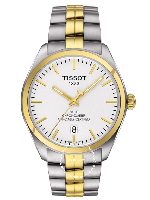 Đồng hồ Tissot PR100 Chronometer Two-tone T1014512203100 T101.451.22.031.00