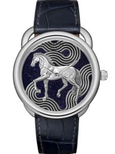 Đồng hồ Hermès Arceau Cheval Cosmique 054312WW00 - Phiên bản giới hạn 24 chiếc