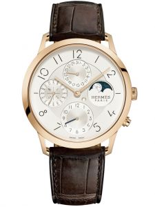 Đồng hồ Hermès Slim d’Hermès Quantième Perpétuel 041406WW00