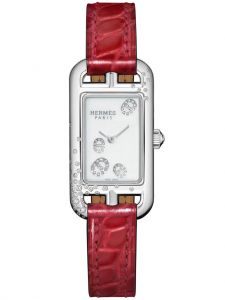 Đồng hồ Hermès Nantucket “Sprinkling of Anchor Chain” setting 052179WW00