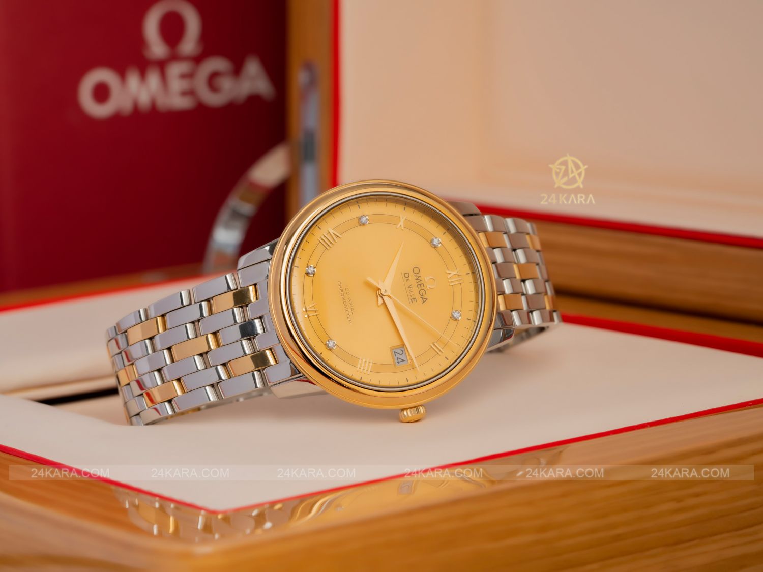 Đồng hồ Omega De Ville Prestige Co-Axial Chronometer 424.20.37.20.58.002 42420372058002