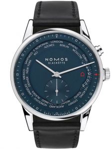 Đồng hồ Nomos Glashutte Zürich World Time Midnight Blue Ref.807