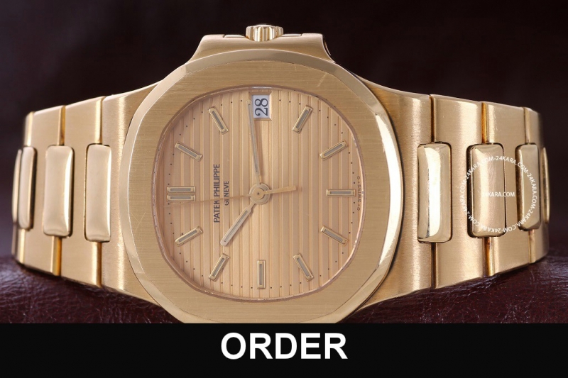 patek nautilus gold